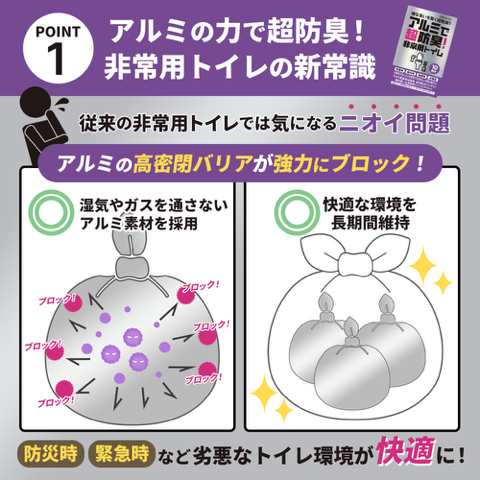アルミの力で超防臭